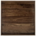 thumbnail image 3 of KINWELL  Square Black Walnut Wood Serving Tray Ottoman Tray with Handles 28" x 28" x 2.4", 3 of 7