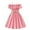 Pink, variant on LYMAYTER Kids Girls Halter Sleeveless Dress Solid Color A-Line Swing Party Dresses off Shoulder Casual Skirt for 8-12 Years Old