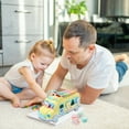 thumbnail image 2 of Baby Xylophone Musical Car Toy for Toddlers, 3 in 1 Educational Boys & Girls 1st Birthday Gift; Developmental Kids Instrument Toy, Crawling Toy and Pull Along Walking Toy, Fun Lights & Sounds, 2 of 3