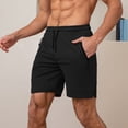 thumbnail image 2 of Mens Shorts Casual Mens Workout Athletic Shorts Hiking Shorts Casual Work Flat Front Shorts Quick Dry Loose-Fit Athletic Shorts Casual Short Pants Gym Shorts, 2 of 7