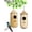 B+C, variant on Wooden Hummingbird House, Wooden Hummingbird House for Nature Lovers, Hummingbirds House for Outside Hanging Small Bird Nesting Box (Style B)