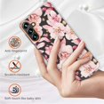 thumbnail image 5 of Dteck Case For Samsung Galaxy A13 4G,Shockproof Rubber Flower Patterned Hybrid Protective Slim Lightweight Back Phone Cover,#E, 5 of 5