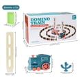 thumbnail image 2 of CNKOO Automatic Domino Train Model Toy Blocks Building Stacking Toy Gift For Kids Boys Girls, 2 of 13