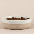 thumbnail image 6 of Mason Cash: Heart Paw Pet Bowl - 7", 32oz - Cream & Tan - Durable Ceramic Food-Water Dish, Microwave-Dishwasher Safe, Dog & Cat Meal Feeding-Hydration, 6 of 9
