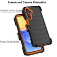 thumbnail image 4 of Galaxy A16 5G Case,Takfox Samsung Galaxy A16 5G Holster Phone Case with Built-in Screen Protector Swivel Belt Clip [3 Layers] Heavy Duty Full Body Protection Shockproof Kickstand Cover - Black/Orange, 4 of 10