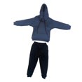 thumbnail image 4 of Figura de acción a escala 1/12, ropa, sudadera, pantalones, durabilidad, moda, vestido premium. Azul oscuro negro, 4 of 9