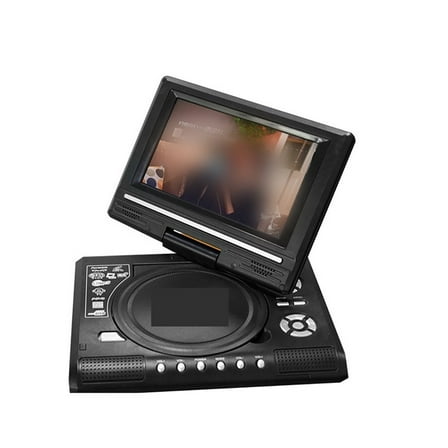 7.8 Inch 16:9 Widescreen 270° Rotatable LCD Screen Home Car TV DVD Player Portable VCD MP3 Viewer With Game Function ,Swivel Screen