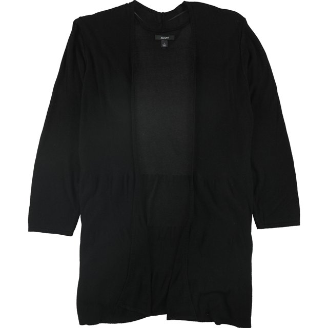 Suéter Cardigan Alfani para mujer negro grande