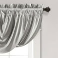 thumbnail image 6 of Lush Decor Lucia 18" x 42" Solid Neutral 3" Rod Pocket Single Valance, 6 of 11