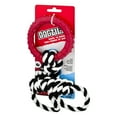 thumbnail image 2 of Dogzilla Durable Rubber Dog Ring Toy with Woven Rope, 2 of 2
