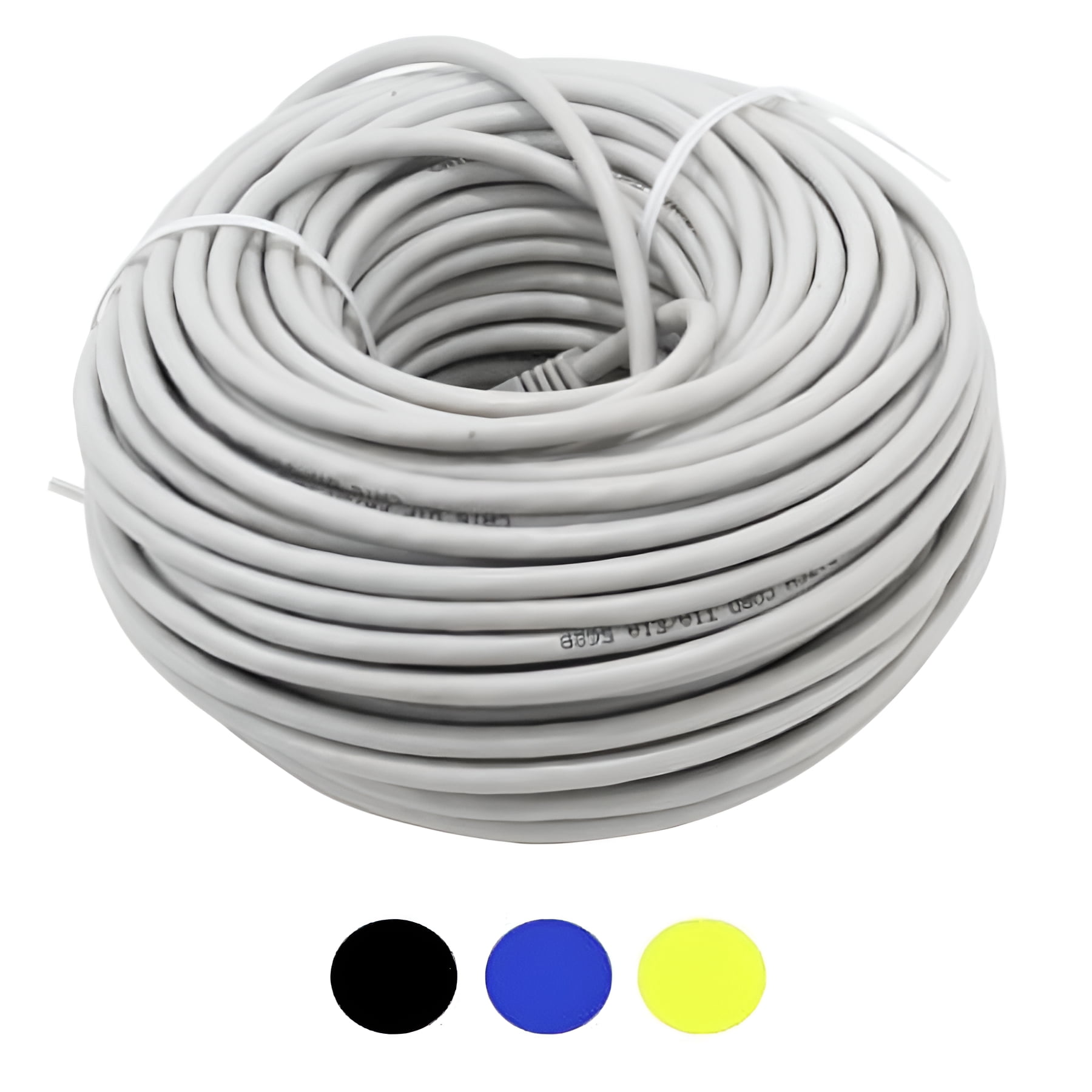 200' FT Feet Ethernet Network Patch Cat6 Cable for Xbox  PC  Modem  PS4  PS3  Router (200ft) - White New
