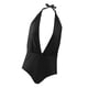 thumbnail image 1 of Traje de baño de mujer con escote pronunciado, tirantes, espalda descubierta, estilo Teddy, estilo halter S, 1 of 9