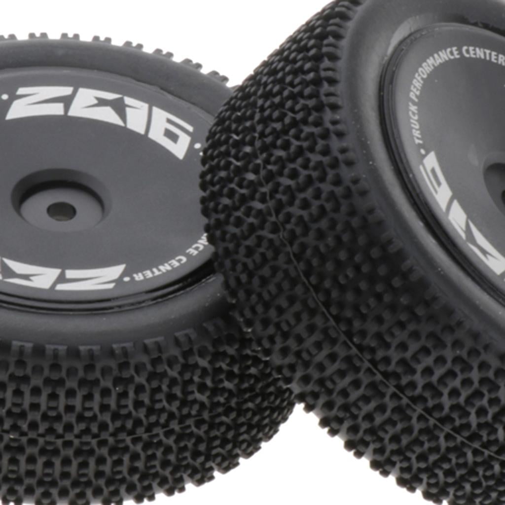 VGEBY Pneus De Voiture RC 4 Pièces, Jantes En Plastique RC Et Pneus En