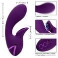 thumbnail image 2 of California Dreaming Huntington Beach Heartbreaker Rabbit Vibrator, Purple, 2 of 5