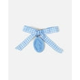 thumbnail image 2 of Miraculous Medal Blue Gingham Petite Bow, 2 of 4