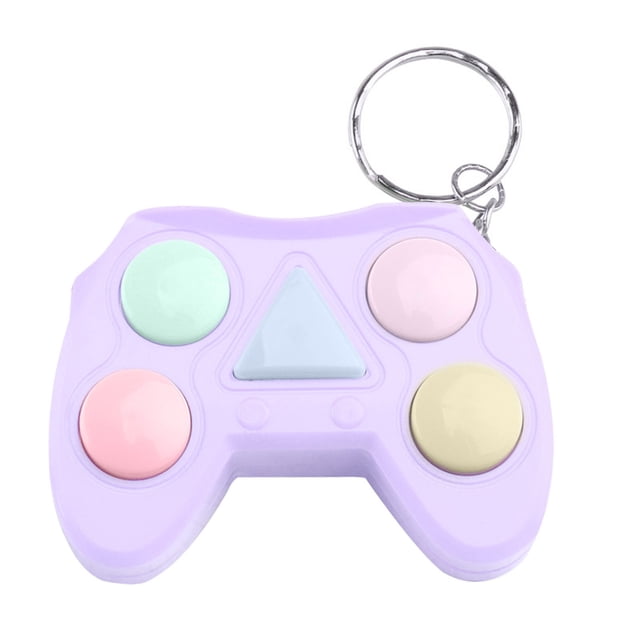 Agiferg Mini Handle Game Keychain LED Electronic Memory Games For Kids Adults