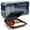 8 inch Black 3 section, variant on 9x6 inch Black Clamshell Food Take-Out Containers, 28 Oz 50 Pack