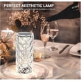 thumbnail image 3 of Lámpara de cristal TANGJMXG Luz nocturna 16 colores recargable para dormitorio Sala de estar Decoración, 3 of 5