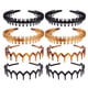 thumbnail image 1 of GOOHOCHY 8 diademas de plástico antideslizantes con dientes y peine para el pelo, accesorio para mujer, 1 of 8