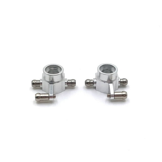 Xingzhi 1 Pair RC Car Steering Cup Vehicle Rear Cups Automotive Upgrade Modification Accessories Replacement for WL Toy K969 Silver