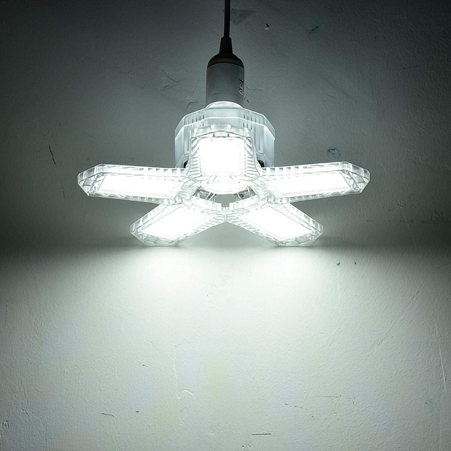 Garage LED 40W Deformable LED ceiling lights with 5 adjustable