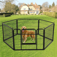 thumbnail image 2 of Renwick 12 Panels Heavy Duty Dog Playpen Pet Exercise Fence Black, 2 of 10