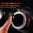 thumbnail image 4 of K&F Concept Adaptateur FD vers NEX Mis à Jour, Adaptateur Manuel pour Montage sur Objectif Compatible avec Objectif Canon FD FL et Compatible, 4 of 5