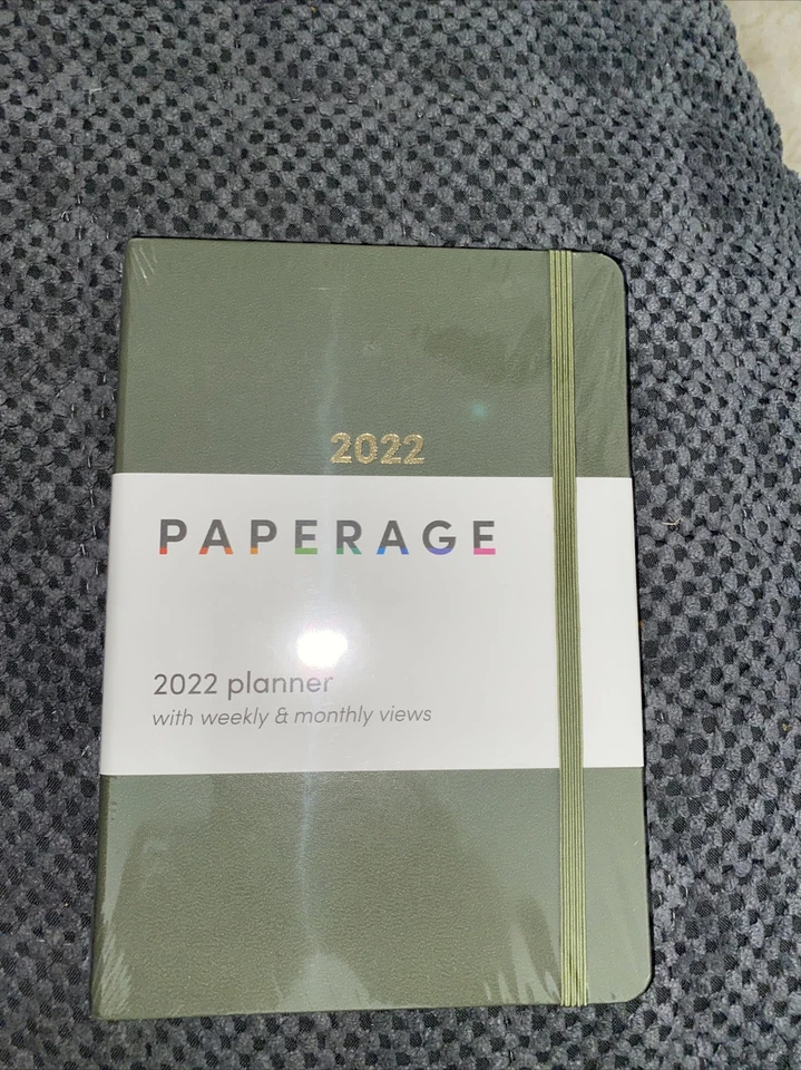 Paperage 2022 Planner With Weekly And Monthly Views