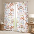 thumbnail image 2 of Castle Fairy Rainbow Black Out Curtains,Kawaii Starry Sky Curtains Pack of 2 (42x63 Each), 2 of 6