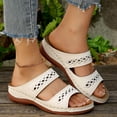 thumbnail image 2 of WILLBEST Sandalias De Verano Para Mujer, Informales, Con Punta Abierta, Cómodas, Para Playa, 2 of 9