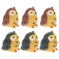 thumbnail image 1 of Minkissy 6 Pcs Figurine Hibou Décor en Résine pour Jardins Féeriques Terrariums, 1 of 6