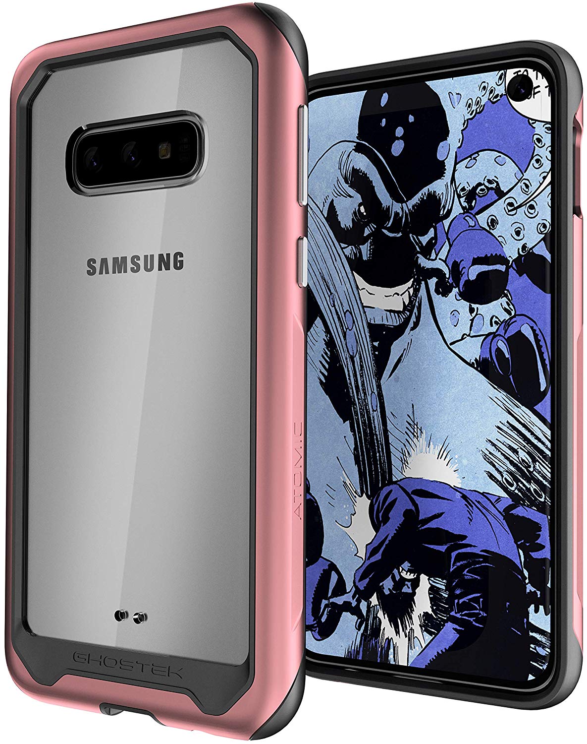 Premium Galaxy S10 5G Case for Samsung S10 S10e S10+ Ghostek Atomic Slim (Pink) - image 2 of 9