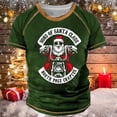 thumbnail image 4 of Camisetas Vintage para hombre, trajes navideños, ropa con gráfico de Papá Noel, ropa informal estilo Hip Hop con cuello redondo Extra grande para hombre, camisetas 2023, 4 of 4
