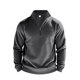 thumbnail image 5 of pstuiky manga larga para hombre, Sudadera con capucha de manga larga para hombre, estilo casual, con bolsillos, color liso Tops de talla grande para hombre l, 5 of 9