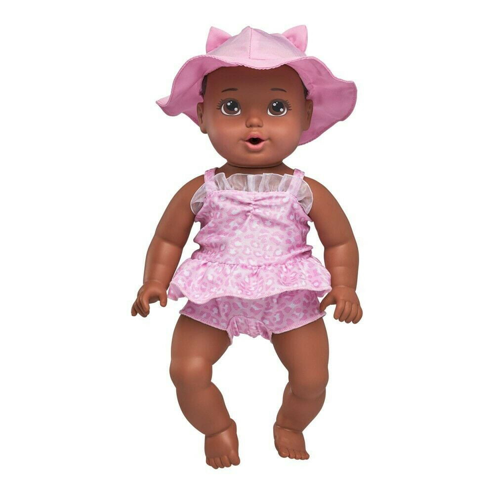 færdig Diskutere hule Perfectly Cute 14" My Sweet Beach Baby Doll - Brunette with Brown Eyes -  Walmart.com