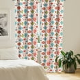 thumbnail image 2 of Ambesonne Tea Party Curtains, Pots Cups and Spoons, Pair of 28"x84", Multicolor, 2 of 5