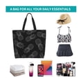 thumbnail image 6 of Rateoe White Pineapples Tote Bag - Waterproof Lightweight Handbags Travel Shoulder Bag for Hiking Yoga Gym Swimming Travel Beach, 6 of 8