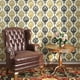 thumbnail image 2 of 1 Roll, European Flower Self-adhesive Wallpaper Room Backdrop Wall Decoration Instant Sticker PVC Wallpaper For Living Room Dormitory Fireplace Background 17.71in*118.11in Home Decor, 2 of 5