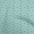 thumbnail image 1 of oneOone Viscose Jersey Aqua Blue Fabric Random Craft Projects Decor Fabric Printed By The Yard 60 Inch Wide, 1 of 5