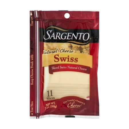 Sargento® Sliced Swiss Cheese - 7 oz, 7.0 OZ