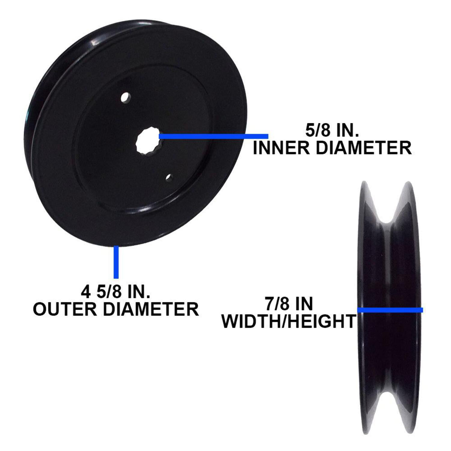 Proven Part Lawn Mower  Kit 46 Inch Belt Blades Pulley Spindle 532144959 532153531 532163819 532143651