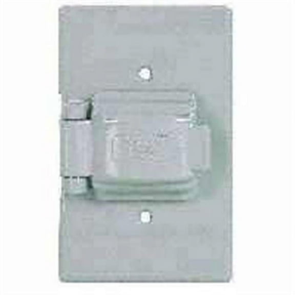 Cooper Wiring Devices S1961W White Protective Receptacle Outlet Cover
