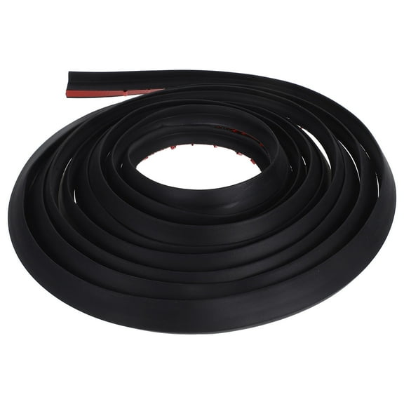 COMPUKAS Sleek Vehicle Cable Protector Car Cable Wire Hider Rubber Black 1 Set