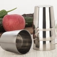 thumbnail image 1 of 3x taza portátil de acero inoxidable de doble capa para acampar y pícnic, taza de café (B), 1 of 4