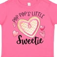 thumbnail image 4 of Inktastic Pop Pop's Little Sweetie with Pink Heart Cookie Boys or Girls Toddler T-Shirt, 4 of 5