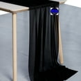 thumbnail image 3 of MDS pack of 10 Wedding 29 x 120 inches Sheer chiffon Table Runner for Rustic Boho Wedding Banquet Decor for 10Ft Table Runners - Black, 3 of 6