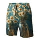 thumbnail image 4 of Balery Delicate White Daisy Jars Traje de Baño Estilo Hawaiano para Hombre, Shorts de Secado Rápido con Bolsillos-3X-Large, 4 of 6