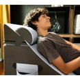 thumbnail image 4 of Jaxx Flexx V-Tex Convertible 3 in 1 Gamer Chair, Table, & Ottoman w/ Adjustable Headrest & Pocket - Vinyl Submarine Grey, 4 of 8