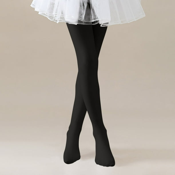 Pantalones largos, leggings, medias de invierno, pantimedias gruesas, leggings con pelo de garra para niñas, calcetines para bailar los pies, tops de algodón para niñas