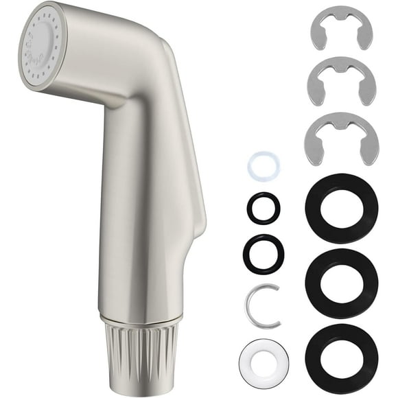 ERDS-Kitchen Sink Side Sprayer Head Replacement Universal Sink Sprayer Attachment Compatible with Delta, Moen, Kohler OEM Brand, Kitchen Sink Faucet Sprayer Head - Brushed Nickel